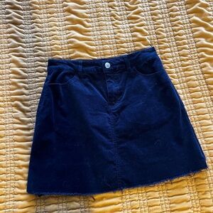 Forever 21 Dark Blue A-Line Skirt